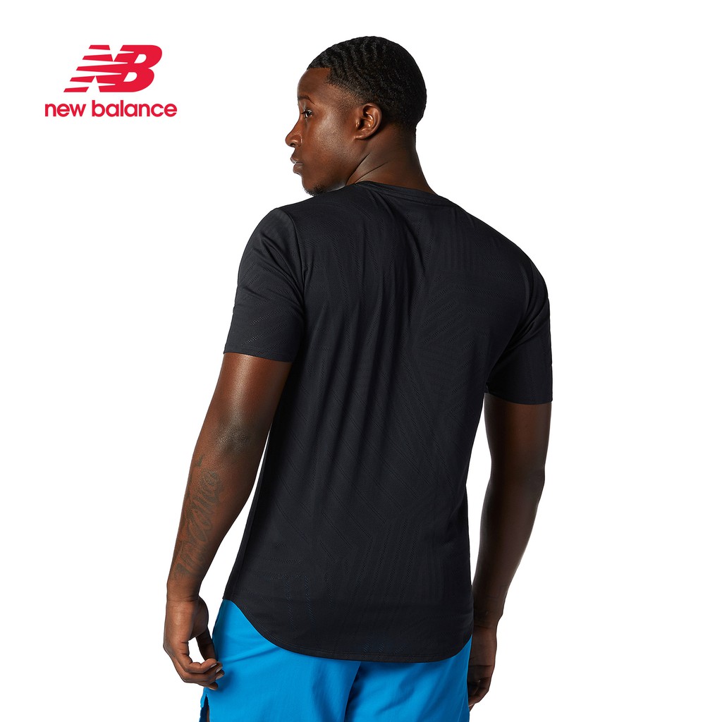 Áo thun tay ngắn chạy bộ nam NEW BALANCE Performance AMT11278BK (form châu á)