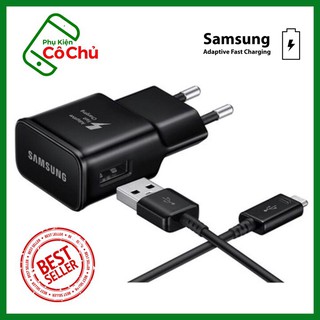 Bộ Củ Sạc + Dây Cáp Fast Charge Nhanh Type C cho Galaxy S8/ S8 plus/ S9/ S9 plus/ N8/ N9