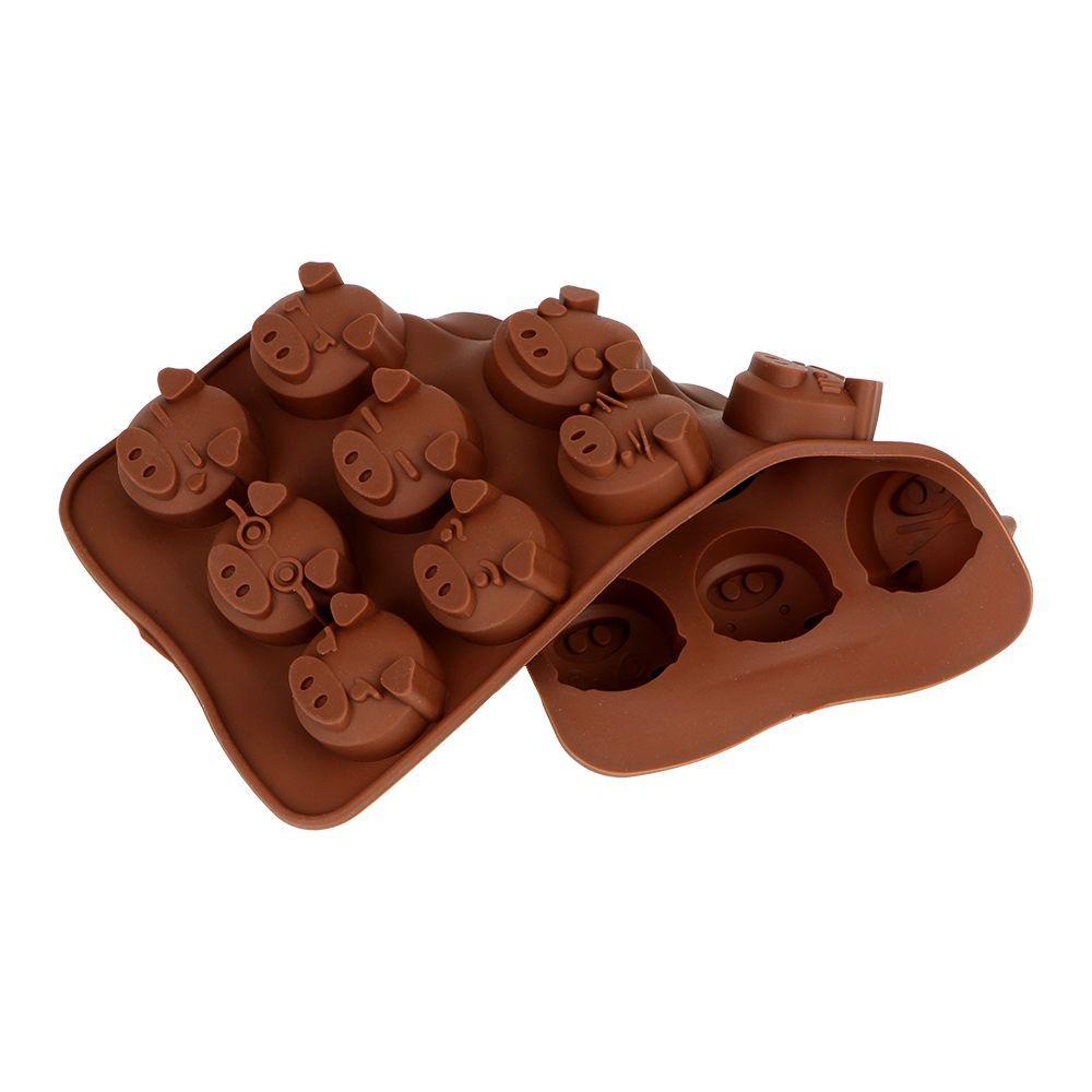 Khuôn Silicone Làm Bánh Hình Chú Heo Đáng Yêu