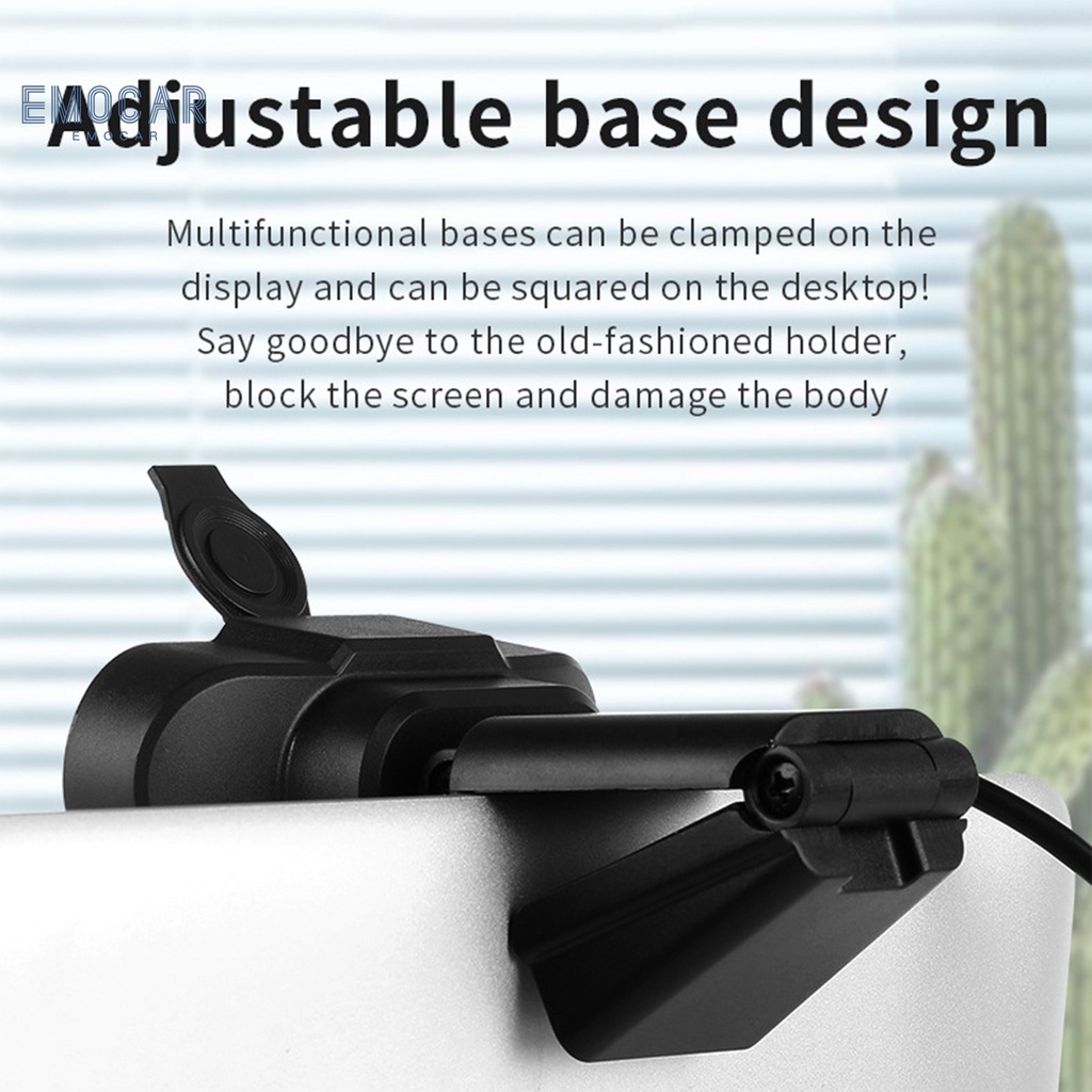 Webcam USB mini kèm vỏ bọc chống bụi có micro tiện dụng cho phát sóng trực tiếp | BigBuy360 - bigbuy360.vn