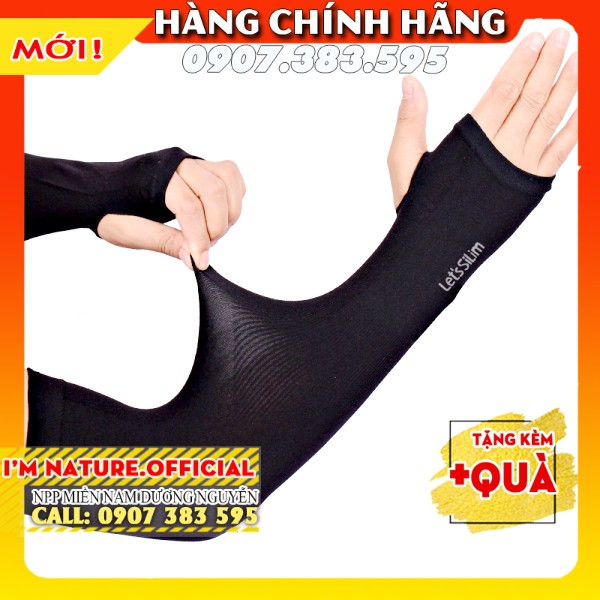 Găng Tay Chống Nắng Xỏ Ngón Let's Slim / Aqua-X (Đủ Màu)