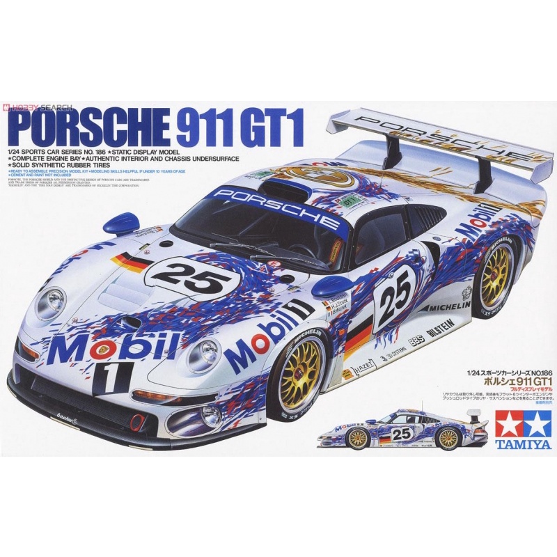 MÔ HÌNH XE Ô TÔ 1/24 SCALE PORSCHE 911 GT1 24186 Tamiya