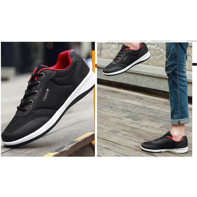 Giày Thể Thao Sneakers Giá Rẻ Sườn Vạch Thoáng Khí