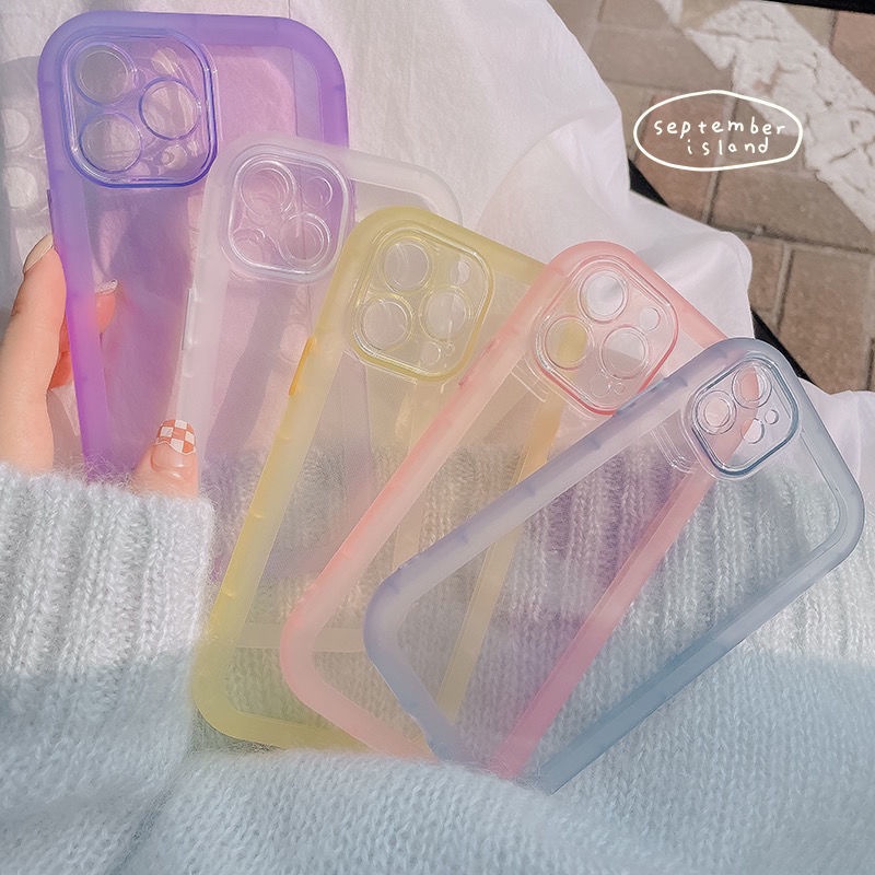 Ốp Điện Thoại Silicon Mềm Trong Suốt Có Túi Khí Chống Sốc Dành Cho IPhone 12 13 11 Pro Max X Xs Max Xr