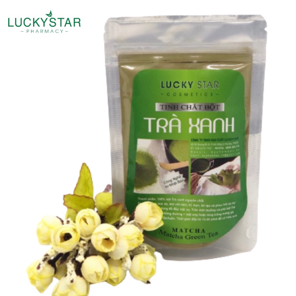 Tinh bột trà xanh túi 100g – Matcha Green Tea Lucky Star - Bách hoá sỉ lẻ Bích Liên Dương