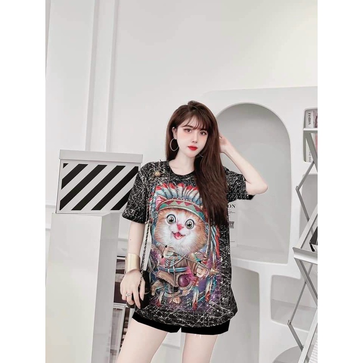 Set Bộ Thời Trang Form Rộng Phối Họa Tiết Chữ Chất Thun Cotton Phối Lạnh 3D Co Giãn Đẹp, Mềm, Mịn, Mát