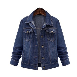 [CÓ SẴN] ÁO KHOÁC CHO NGƯỜI MẬP JEAN XANH THỜI TRANG DẠO PHỐ HM203 THƯƠNG HIỆU HIMISTORE
