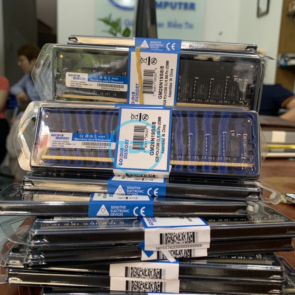 RAM DDR4 8GB BUS 2666 Mhz Golden memory Hàng Chính Hãng , Bảo Hành 36 Tháng