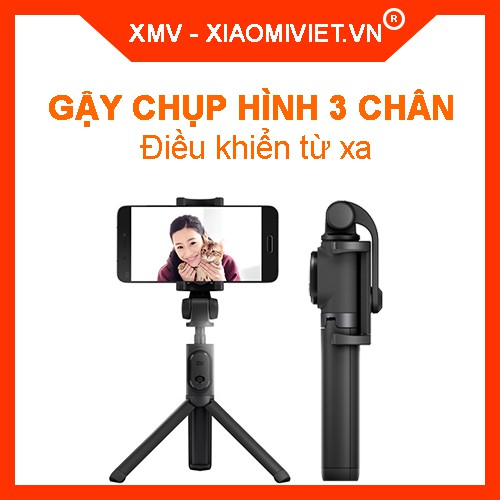 Gậy chụp hình 3 chân Xiaomi XMZPG01YM - Kết nối bluetooth - Hàng chính hãng