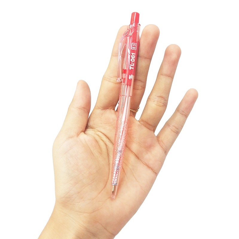Bút Bi 0.5 mm Thiên Long TL-061 - Mực Đỏ