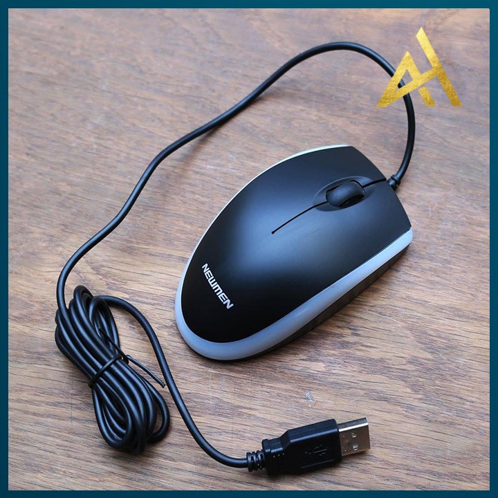 Chuột Máy Vi Tính Laptop Mouse Chơi Game NEWMEN N107 PLUS Đèn LED  - Chuột Gaming Có Dây Chuyên Game