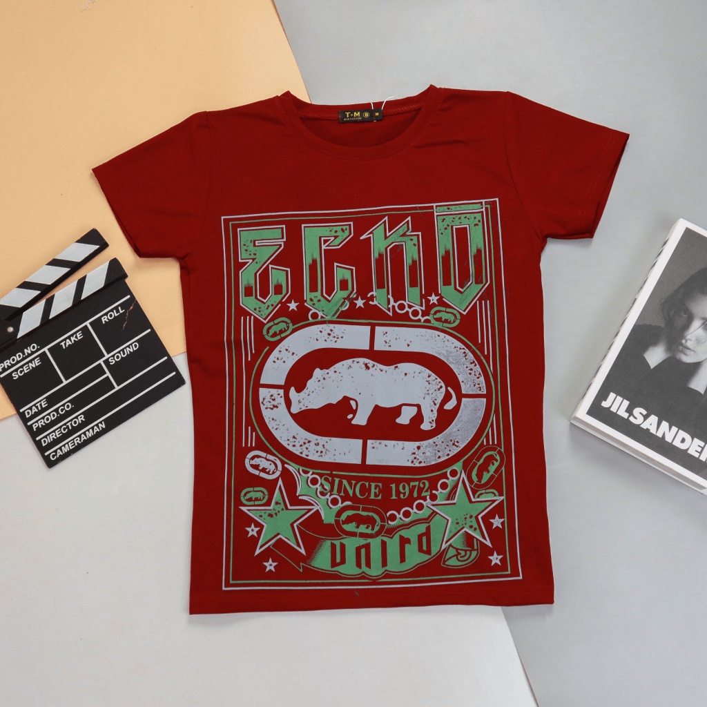 (FREE SHIP) ÁO THUN NAM CỔ TRÒN HỌA TIÊT TÊ GIÁC ECKOM ĐẸP MÀU SẮC TƯƠI SÁNG CHẤT THUN COTTON CAO CẤP VLTN SHOP