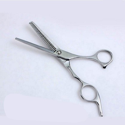 Kéo cắt tóc và kéo tỉa tóc MN01, Dụng cụ cắt tóc cao cấp - Trắng