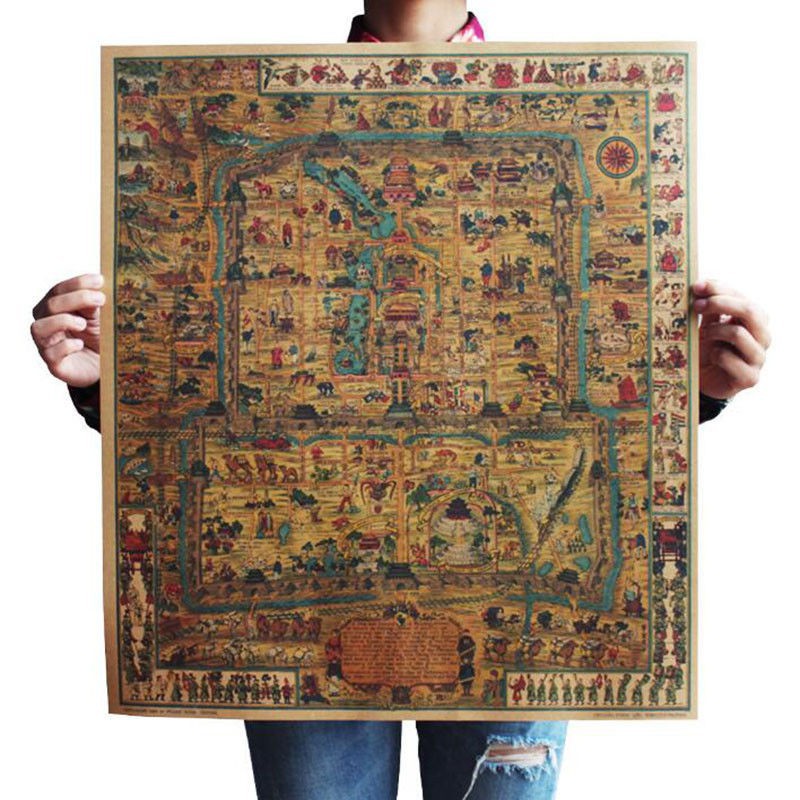 Poster trang trí phong cách Retro