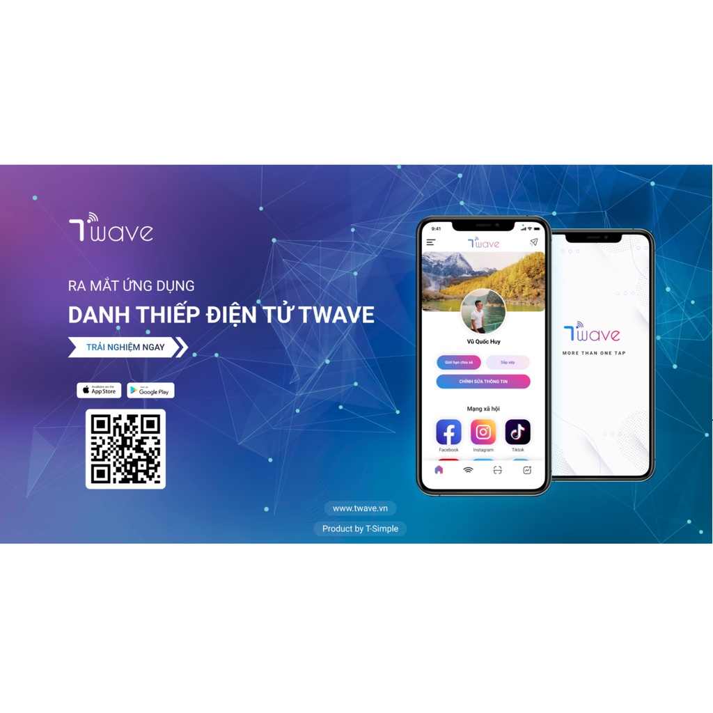 Danh Thiếp Điện Tử Twave  Chia Sẻ Mọi Thông Tin Chỉ Với 1 Chạm