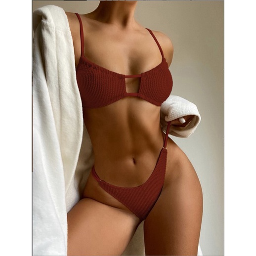 Bikini Màu Trơn Gợi Cảm Cho Nữ