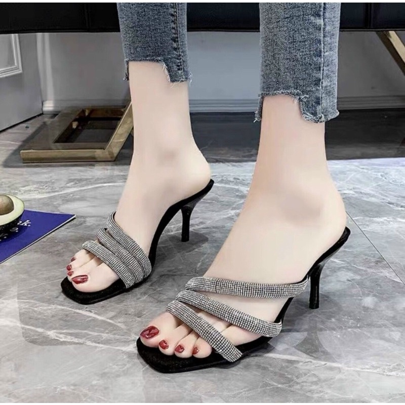 Guốc zara quai đá fullbox