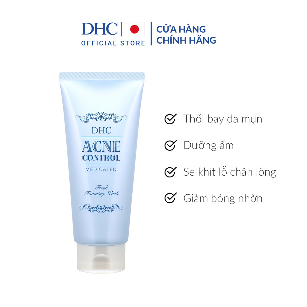 [Mã COSDHC99 giảm 8% đơn 250K] Sữa rửa mặt ngừa mụn DHC Acne Control 130g