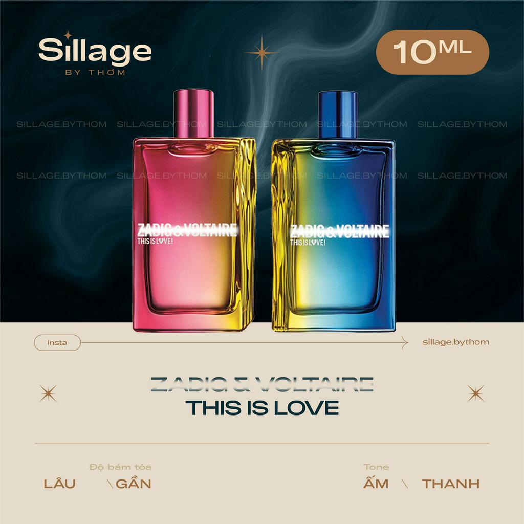 Z A D I G & V O L T A I R E THIS IS LOVE EDT | Mẫu thử nước hoa