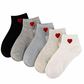 Tất vớ nữ hình trái tim cổ ngắn