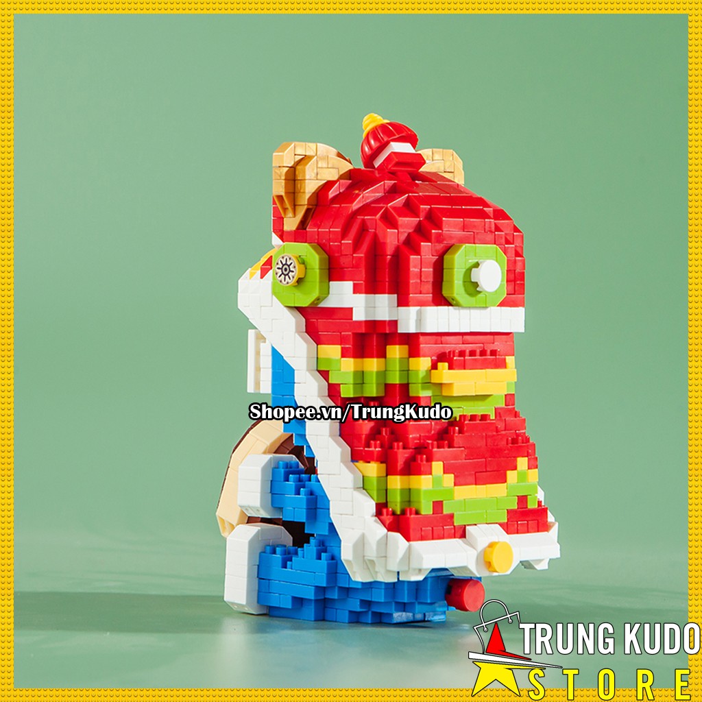 Lego Doremon Kỳ Lân - Đồ Chơi Mô Hình Doremon Lắp Ghép Doremon Kỳ Lân