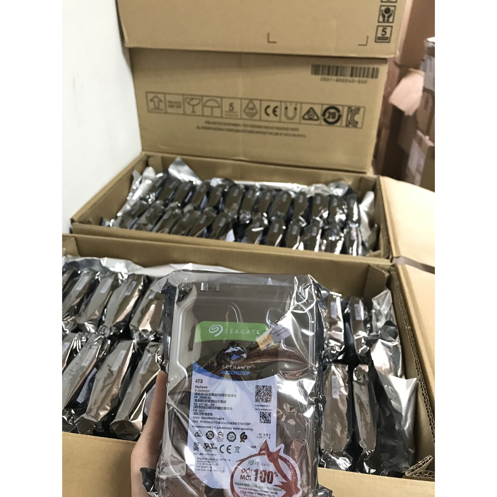 Ổ cứng HDD SEAGATE SKYHAWK™ ST4000VX Chính Hãng Bảo hành 36 tháng