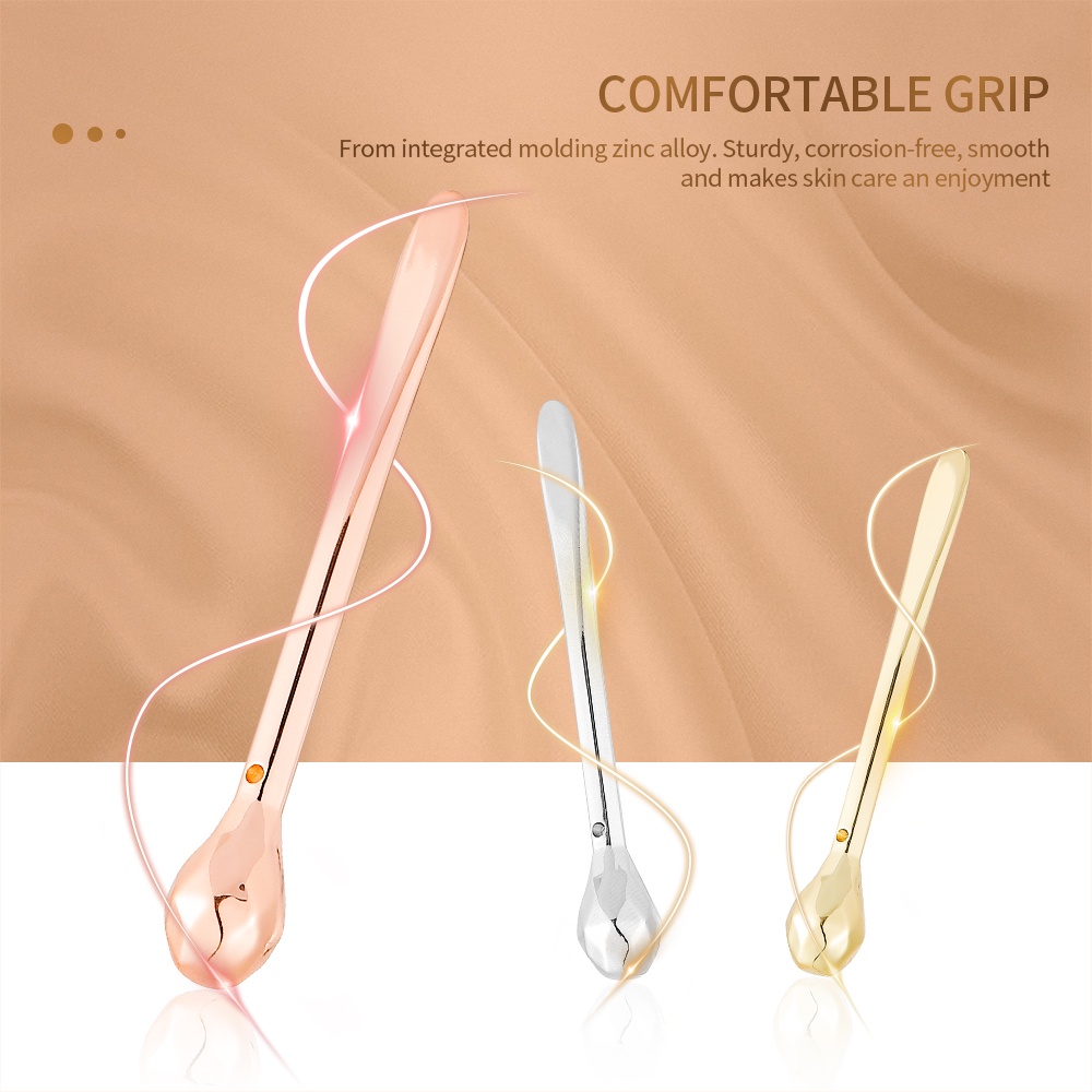 Muỗng bôi kem dưỡng da mắt FOREVERLILY bằng kim loại chăm sóc da tiện dụng