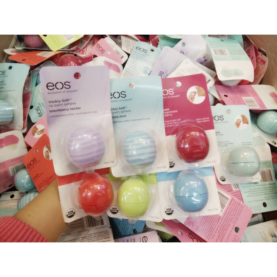 Son dưỡng trứng EOS Lipbalm thơm lắm luôn