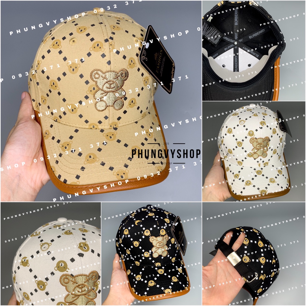 (SALE) Mũ LƯỠI TRAI unisex cực hot nam nữ - KÉT IN TRÁM GẤU - nón kết basic đơn giản