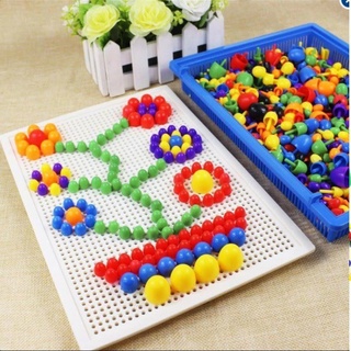 Bộ cắm nấm cho bé chơi tập trung