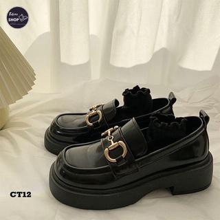 Giày lolita búp bê nữ có khóa xích - ct12