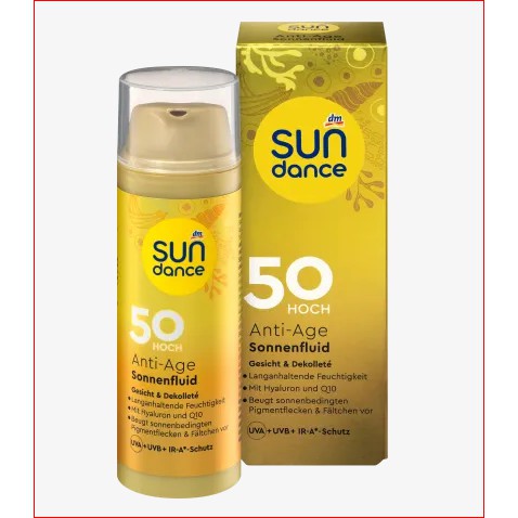 Kem chống nắng Sundance spf 50 antiage - Chống nắng, chống nhăn, giảm thâm nám