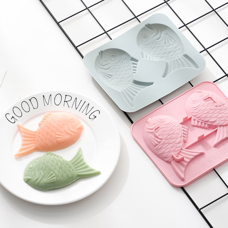 Khuôn Silicone TạO HìNh Taiyaki Dễ Thương LàM BáNh