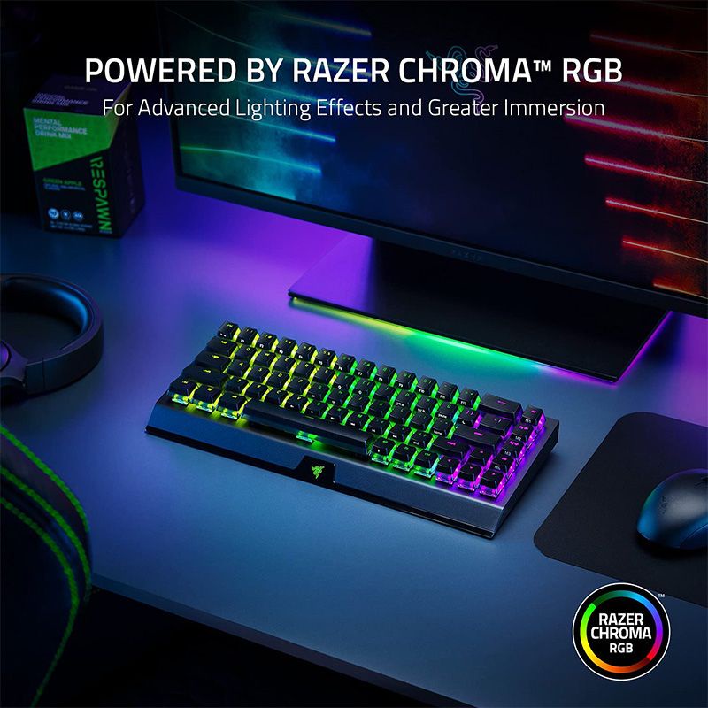 Bàn phím Razer BlackWidow V3 Mini HyperSpeed-Phantom Pudding Edition