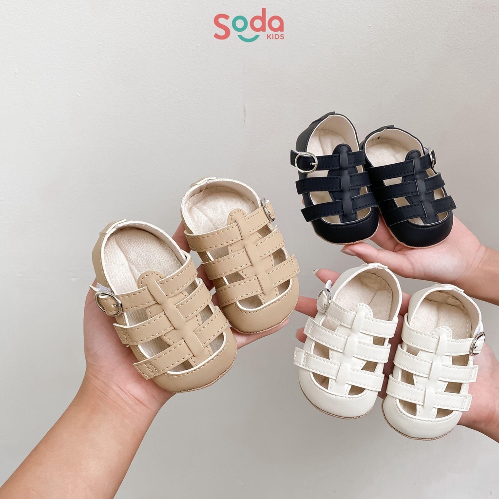 Sandal cho bé thiết kế rọ mềm, lót vải êm SODA KIDS phong cách Hàn Quốc