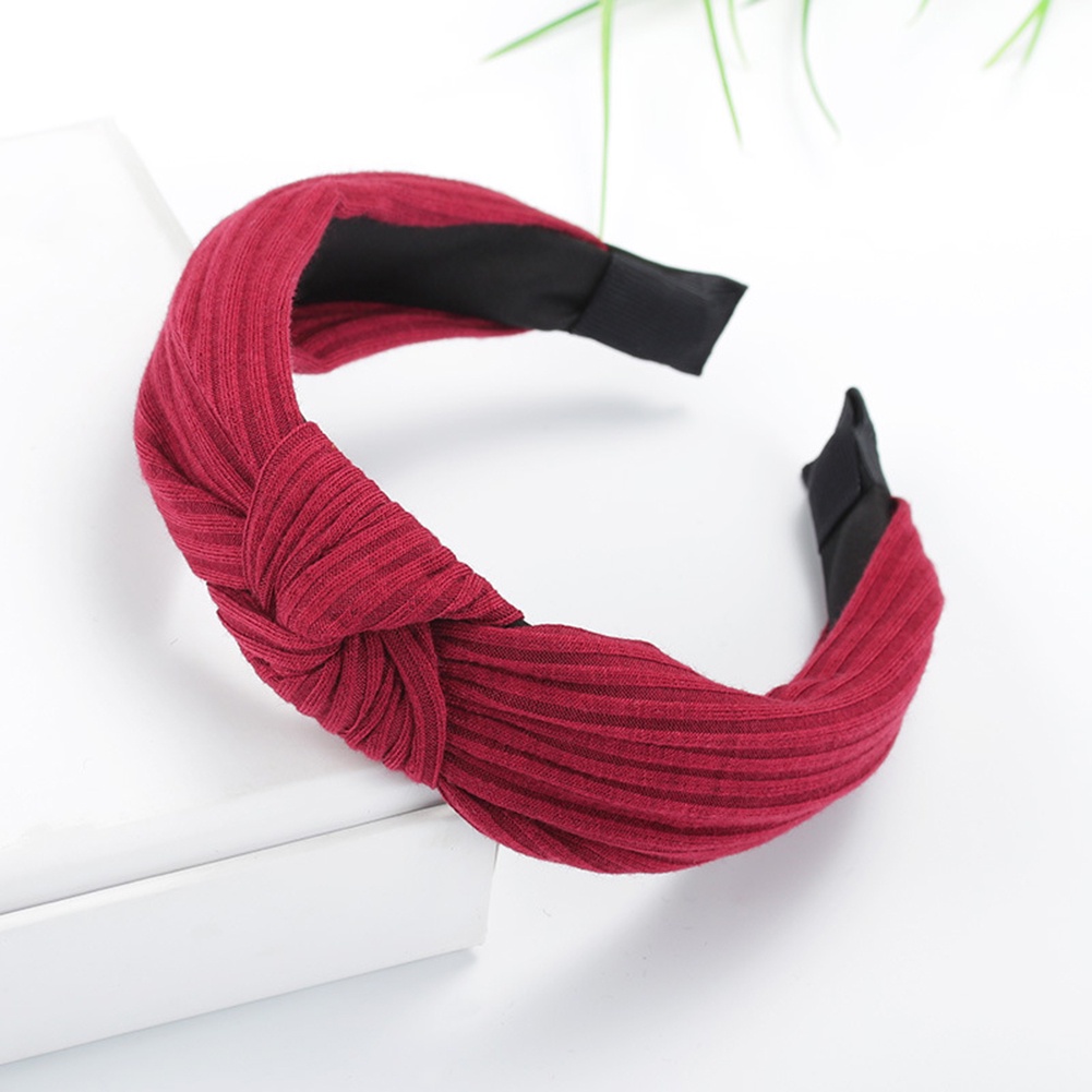 Cài Tóc Nữ Màu Trơn Kẻ Sọc Thời Trang