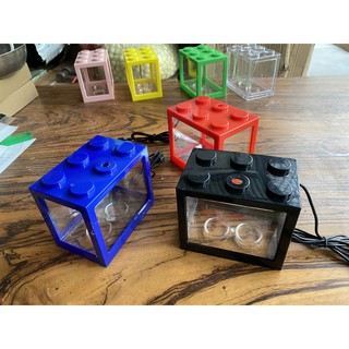 bể nhựa lego nuôi cá mini