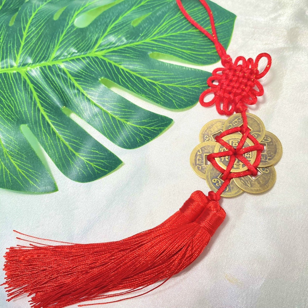 Dây Treo Xe Kim Tiên Hoa Mai và dây phật vàng - Hàng thủ công Siêu Đẹp