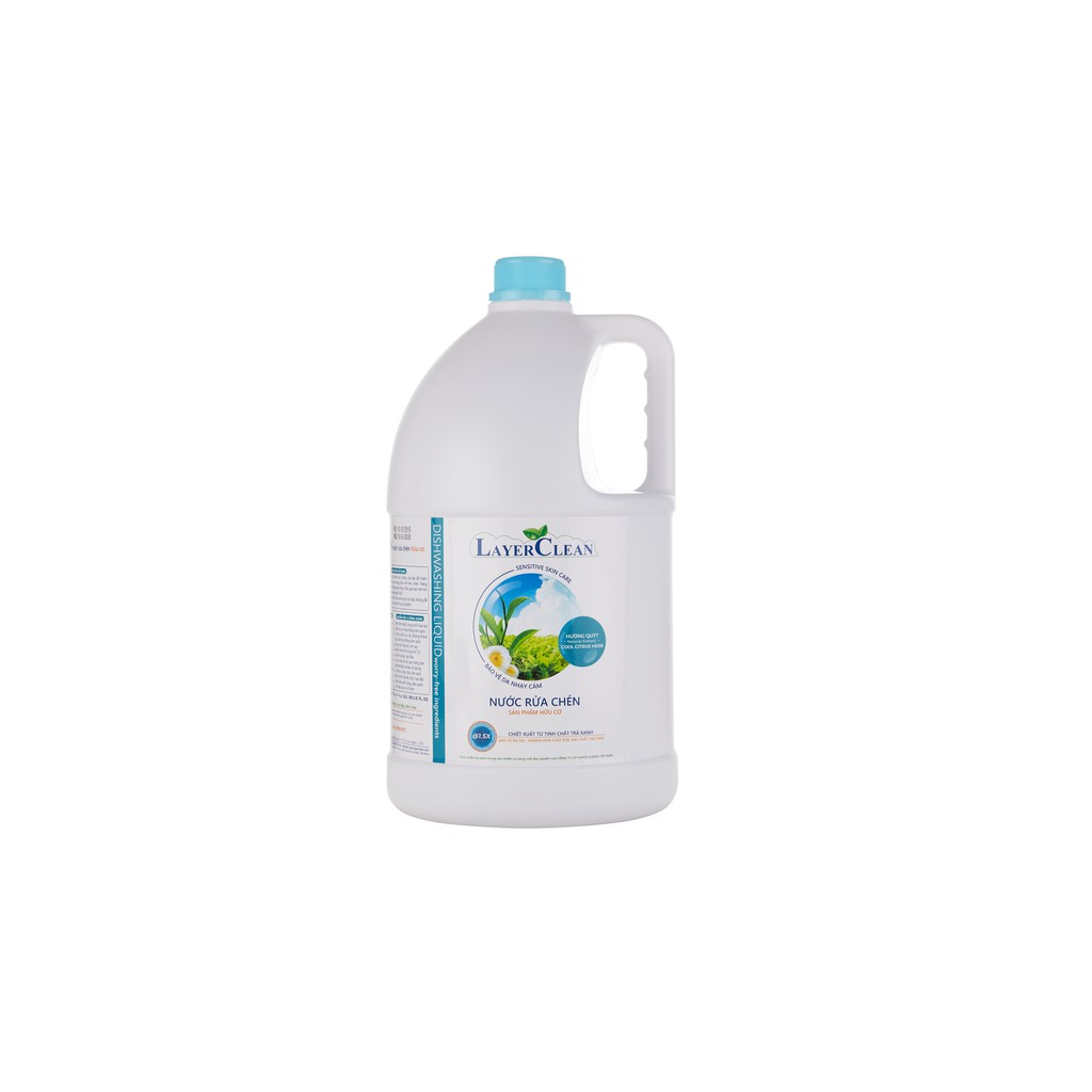 Nước rửa chén Layerclean can 5L - hương quýt