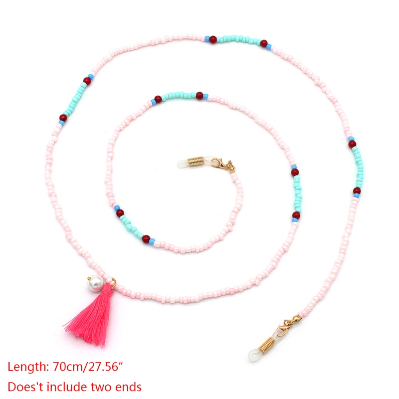 Youyo Dây Đeo Mắt Kính Xỏ Hạt Tua Rua Đeo Cổ