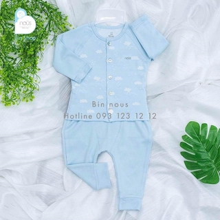 Bộ Nous cài thẳng dài xanh lơ nhạt