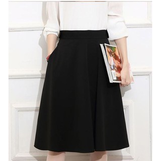 Chân váy xoè phối nút Nana - nhiều size và màu, form dáng chuẩn thích hợp mặc đi làm, dạo phố