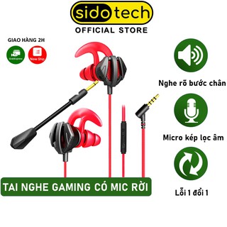 Tai nghe gaming có mic SIDOTECH G2M cho điện thoại dùng cho game thủ chơi game mobile Pubg FF Liên quân Tốc chiến ROS