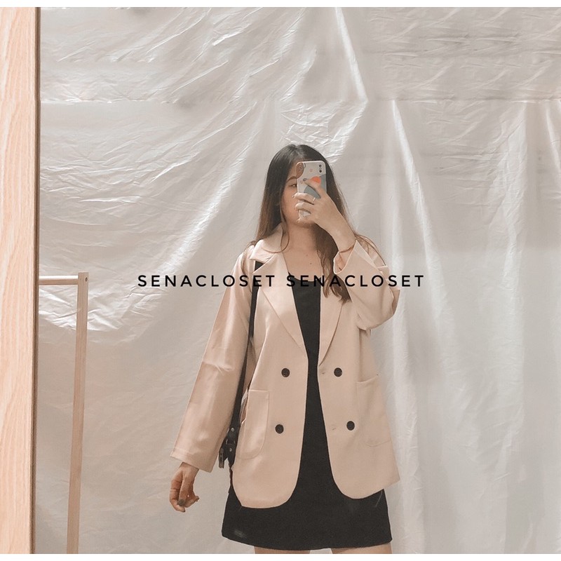 BLAZER TRƠN HÀN QUỐC 1 LỚP ULZZANG (Ảnh thật) | BigBuy360 - bigbuy360.vn