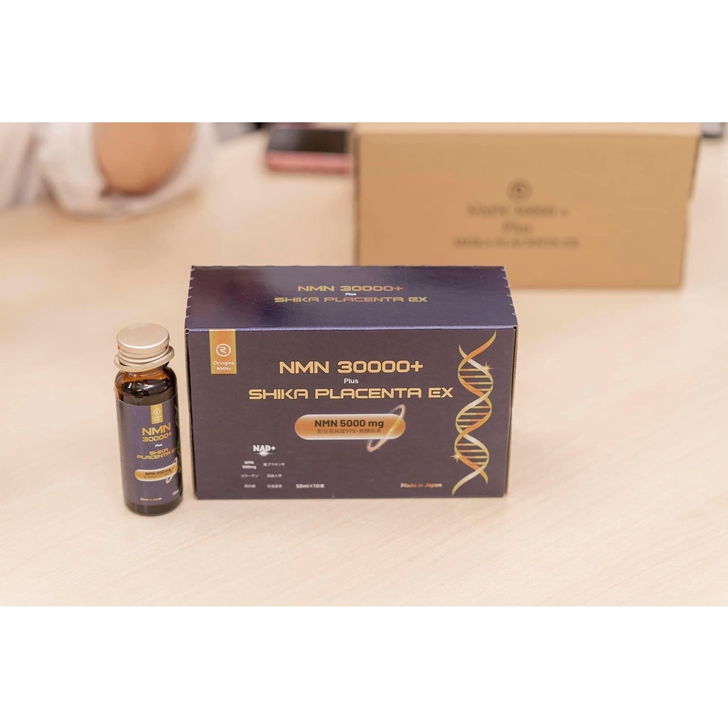 Nước Collagen Trẻ Hóa Da NMN + 30000 Cao Cấp Hộp 10 Lọ Của Nhật Bản hợp nhau thai hưu đậm đặc