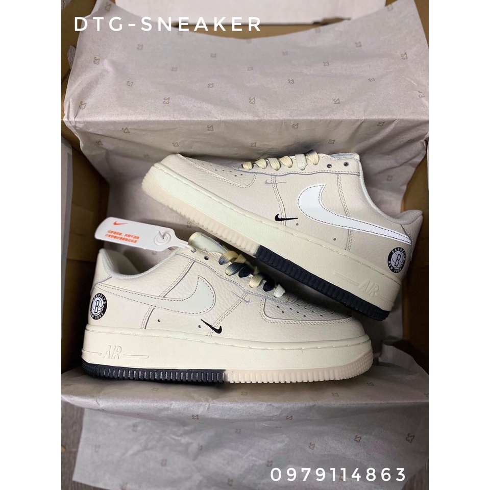 Giày sneaker AF1 âm dương phản quang, giày thể thao âm dương chữ B