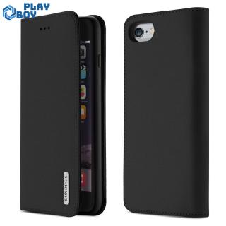 DUX DUCIS For iPhone 6/6s Luxury Genuine Leather Magnetic Flip Cover Full Protective Case with Card