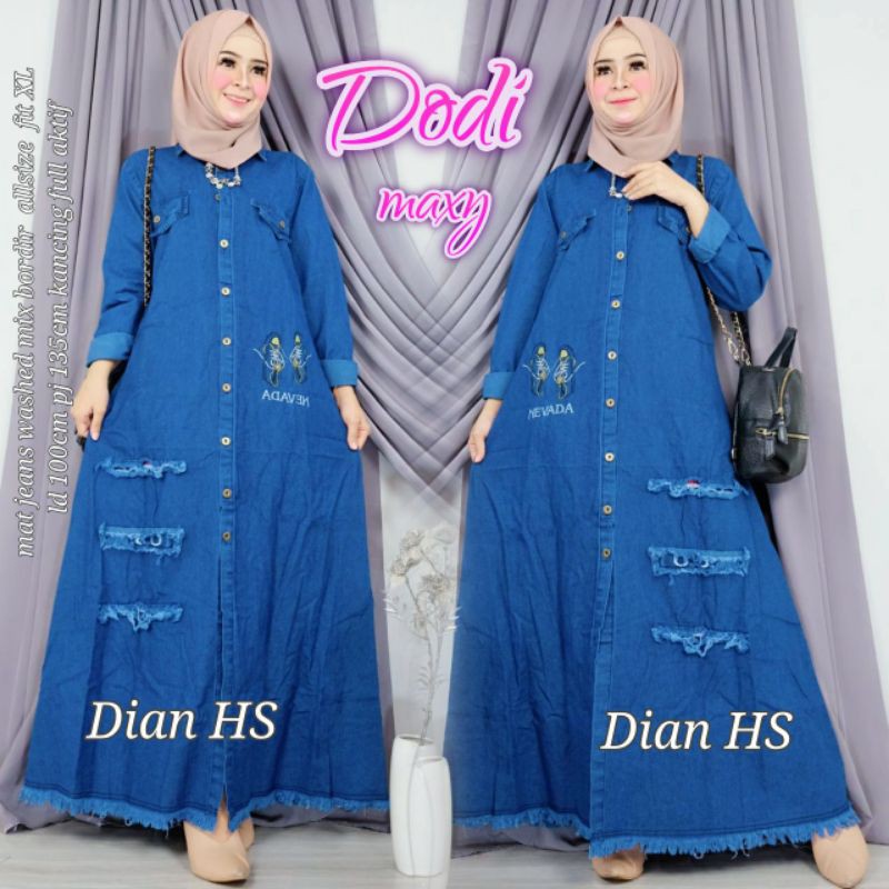 Váy Jean Giặt Maxi