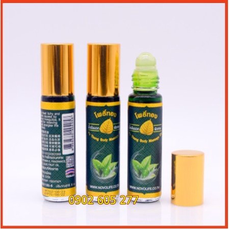 (Hàng xịn)Dầu lăn lá bồ đề thảo dược Thái Lan 8ml