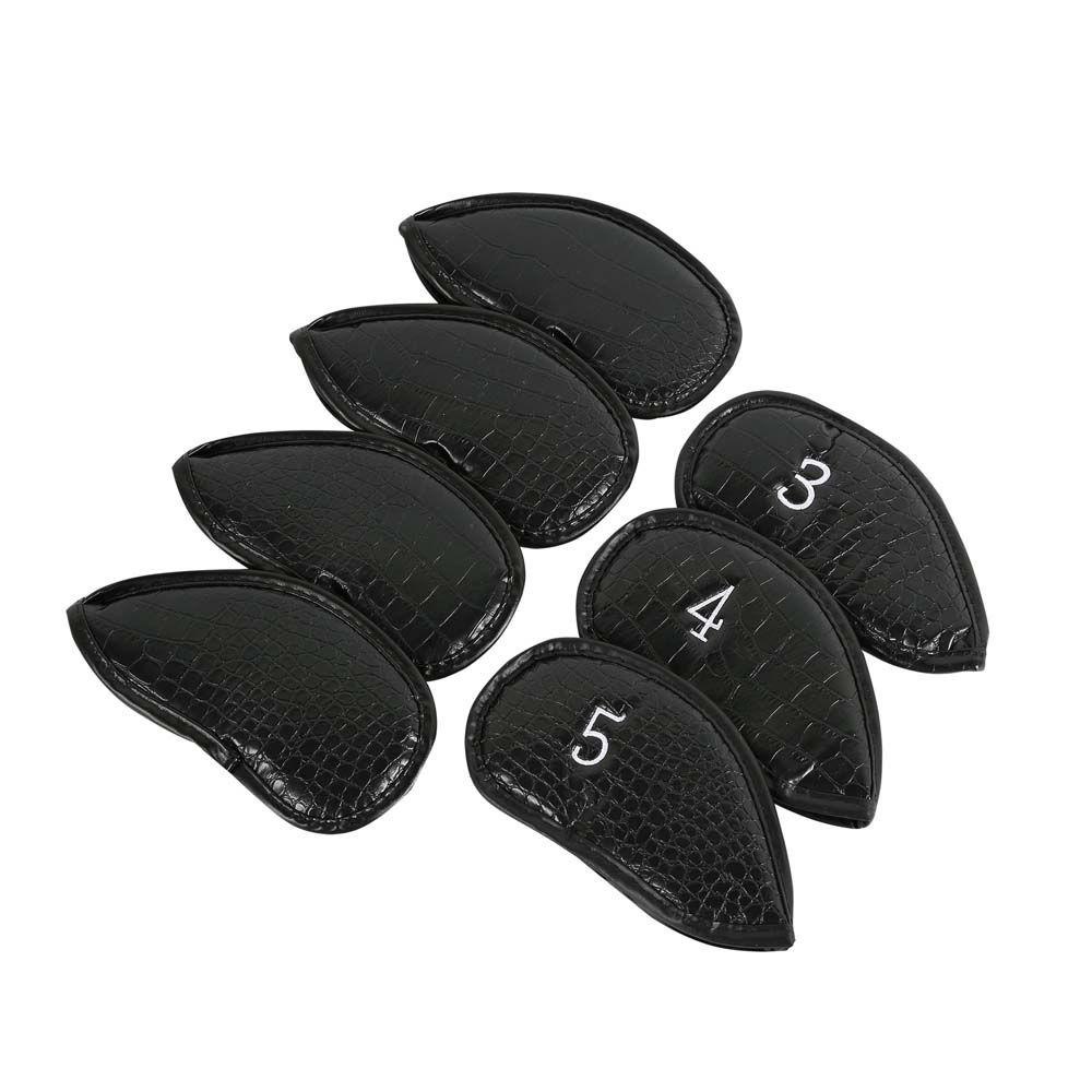 Set 12 Vỏ Bọc Gậy Đánh Golf 3-SW Bằng Sắt Có Đế Sắt Bảo Vệ
